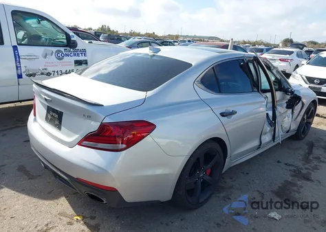 2019 Genesis G70 3.3T Advanced из США, поврежденный, VIN KMTG34LE6KU012333